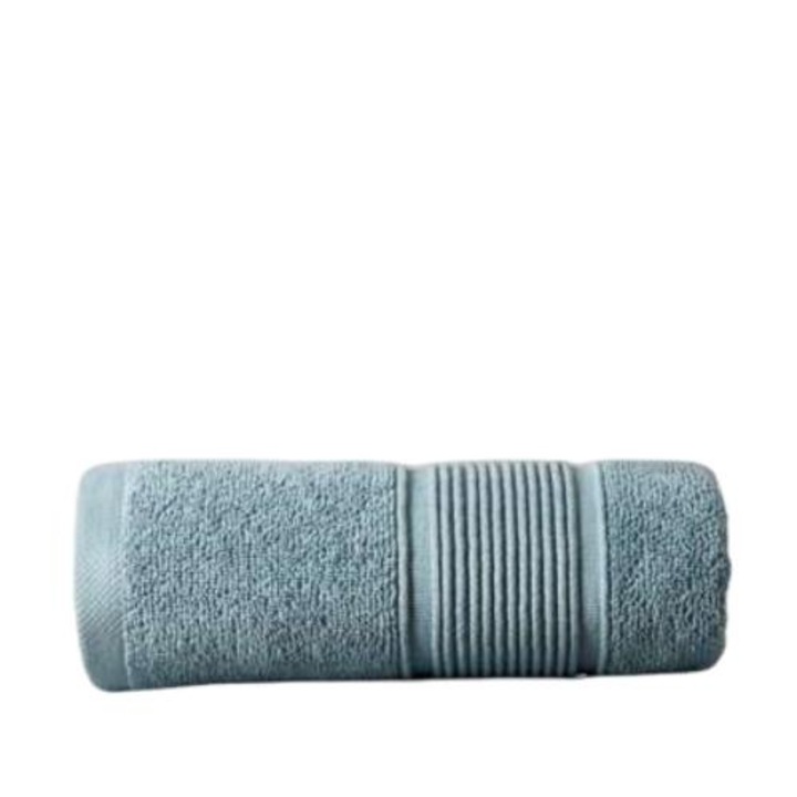 Törölköző Naomi, Markizeta, Pamut, 50 x 90 cm, Dusty kék