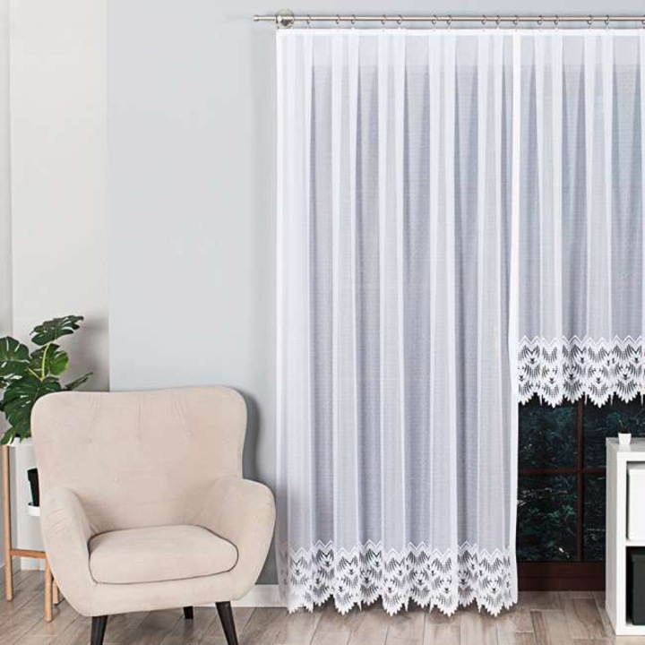 Felicja függöny, Napellenző, Poliészter, 200 x 250 cm, Fehér