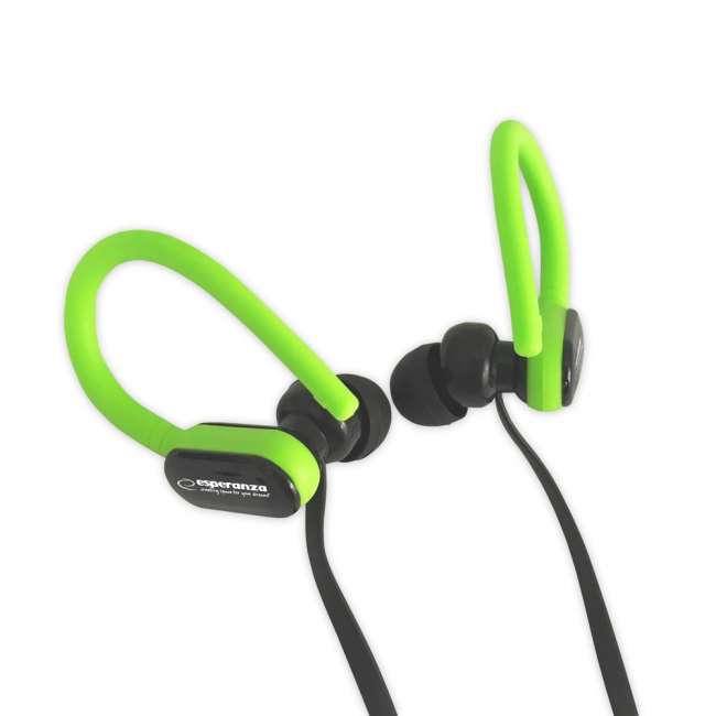 Casti cu microfon - Esperanza EH197KG - Negru, Verde