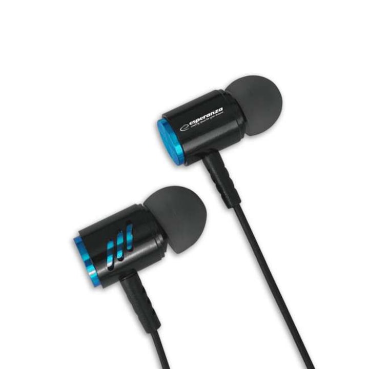 Casti audio In-ear Marashop, 130 cm, Negru