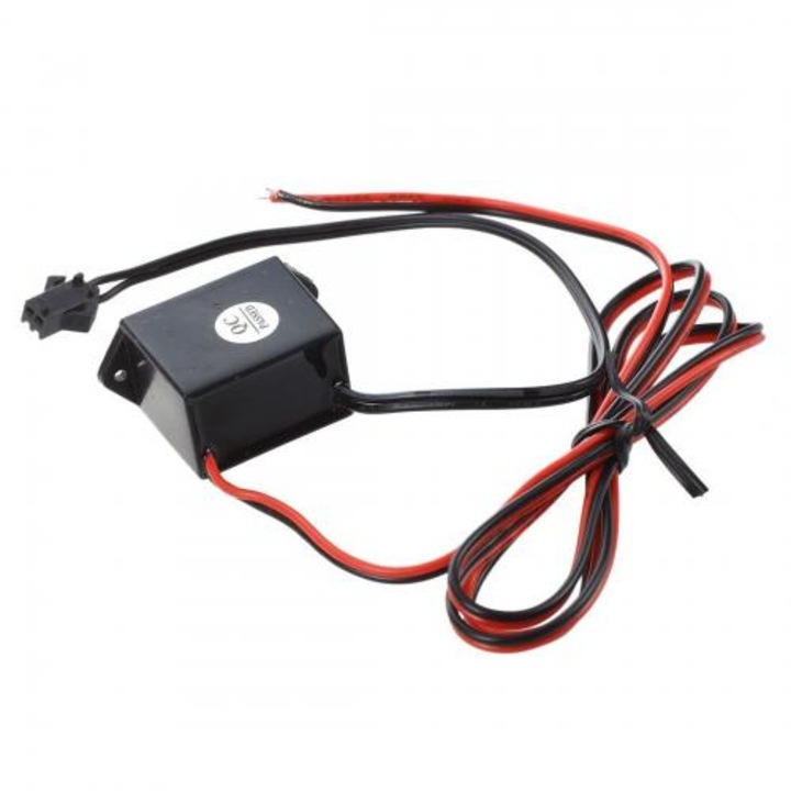 Fir Neon Auto "EL Wire" culoare Verde, AVEX, lungime 1M, alimentare 12V, droser inclus