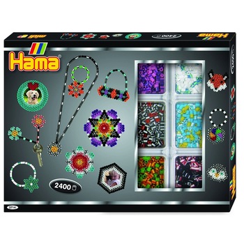 Margele de calcat HAMA MIDI 2400 in cutie Margele de calcat HAMA MIDI 2400 in cutie