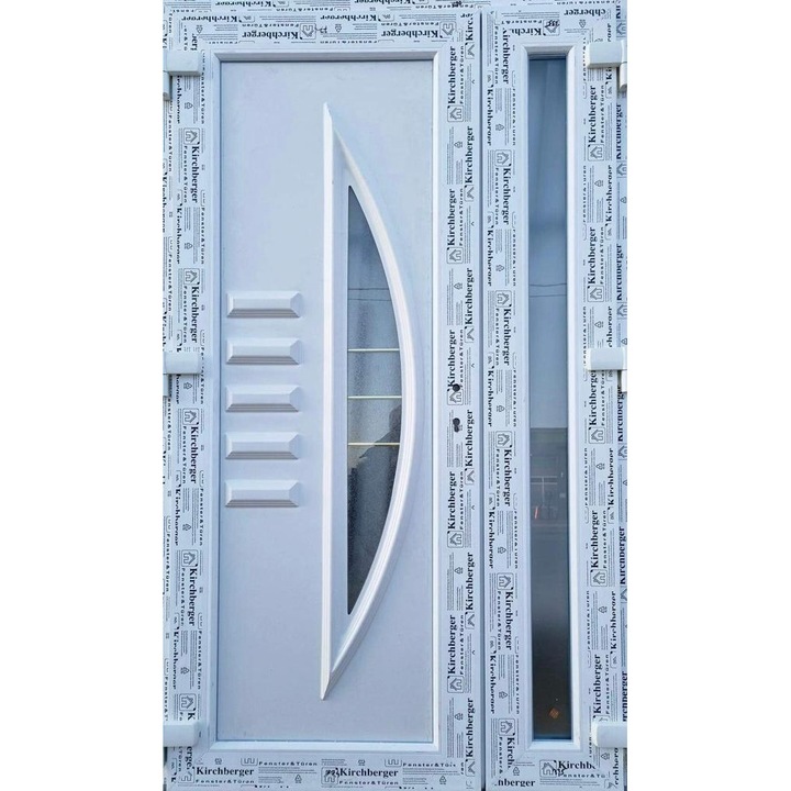 Usa dubla exterior Pvc, MOON GOLD, Alb, 140x190