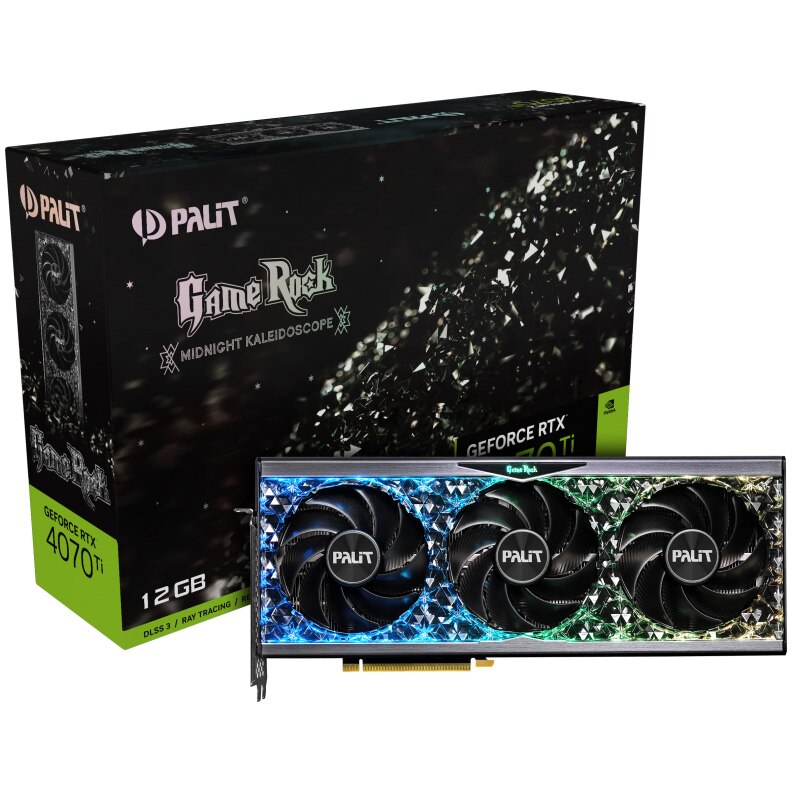 Placa video Palit GeForce RTX 4070 Ti GameRock, 12GB GDDR6X, 192
