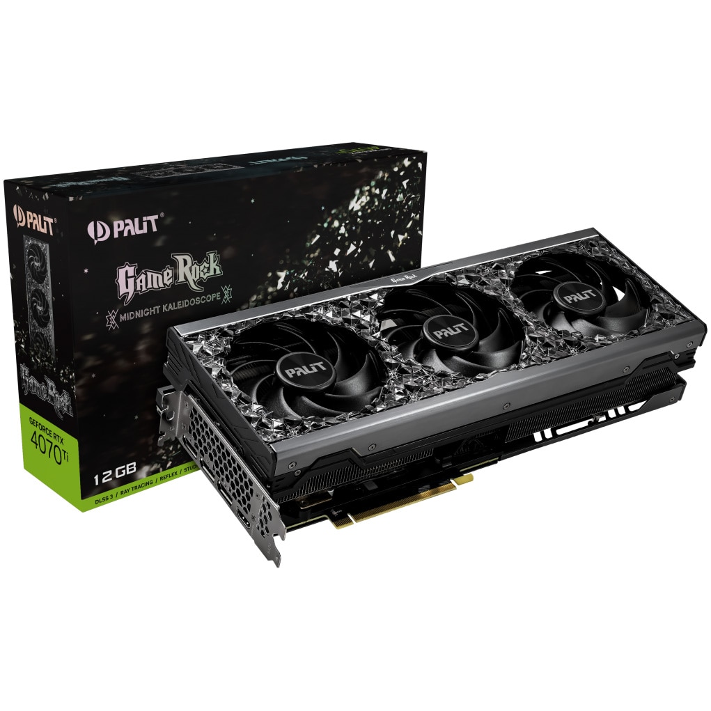 Placa video Palit GeForce RTX 4070 Ti GameRock, 12GB GDDR6X, 192