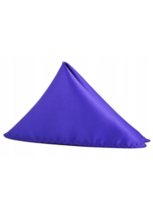 Batista de buzunar pentru sacou barbati, Volan, Poliester, 22x22cm, Violet