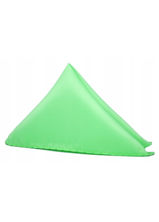 Batista de buzunar pentru sacou barbati, Volan, Poliester, 22x22cm, Verde deschis