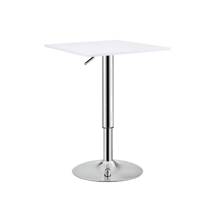 Robest, бар маса, бяла, квадратна, 60-80 cm