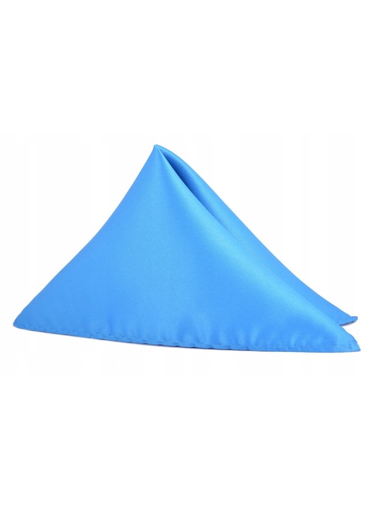 Batista de buzunar pentru sacou barbati, Volan, Poliester, 22x22cm, Albastru