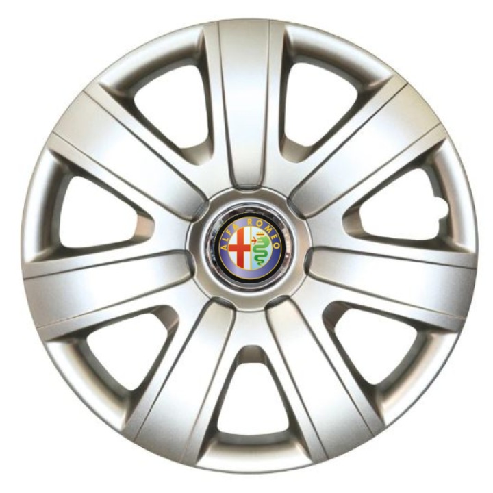 Set 4 Capace Roti Creative REY® R16, Potrivite Jantelor de 16 inch, Pentru Alfa Romeo, Model 415