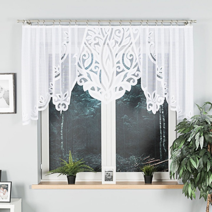 Pola függöny, Napellenző, Poliészter, 300 x 100 cm, Fehér