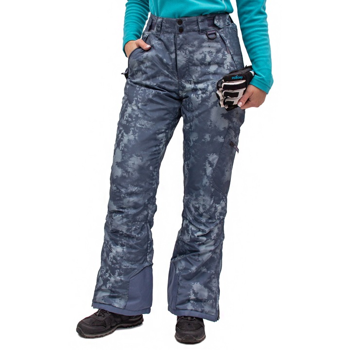 Pantaloni izolati de schi de dama, Multicolor