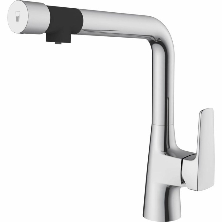 Konyhai csaptelep MIZU vízszűrő rendszerrel, BWT MyAqua Soft, króm