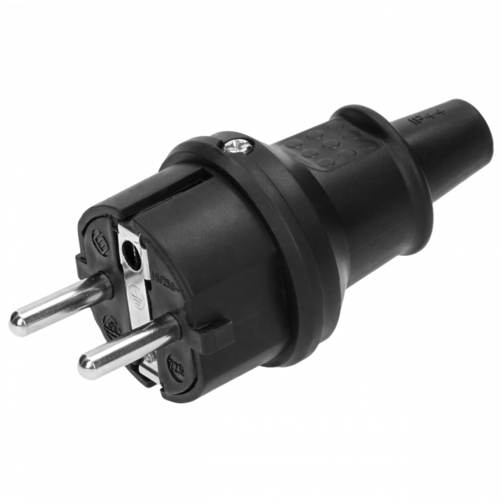 Mini adaptor, Orno, 16A, 230V, Negru