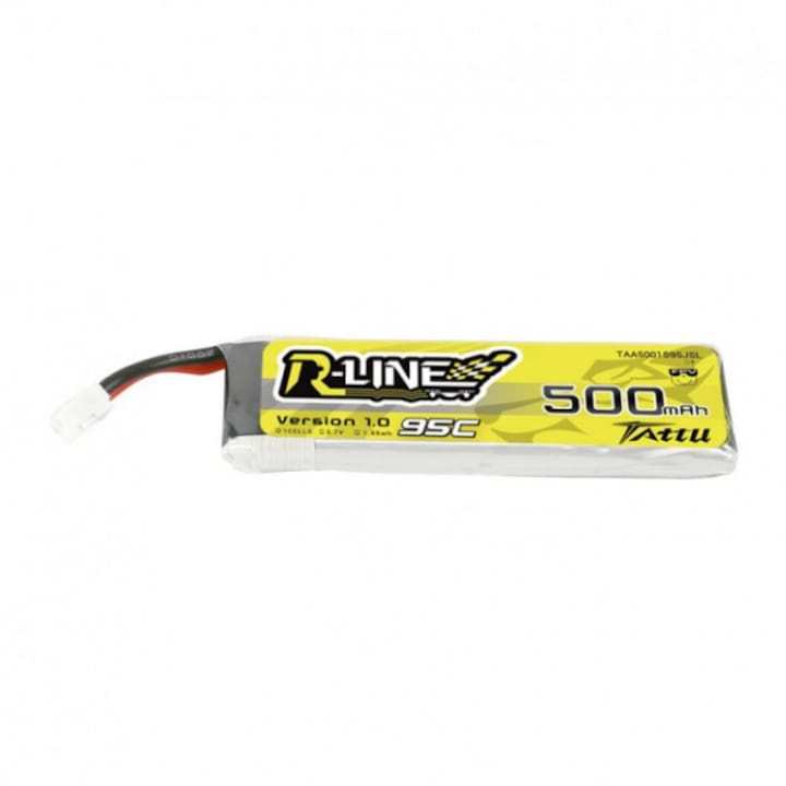 Батерия R-Line, Gens Ace Tattu, 500 mAh, 3.7 V, 95 C, Многоцветен