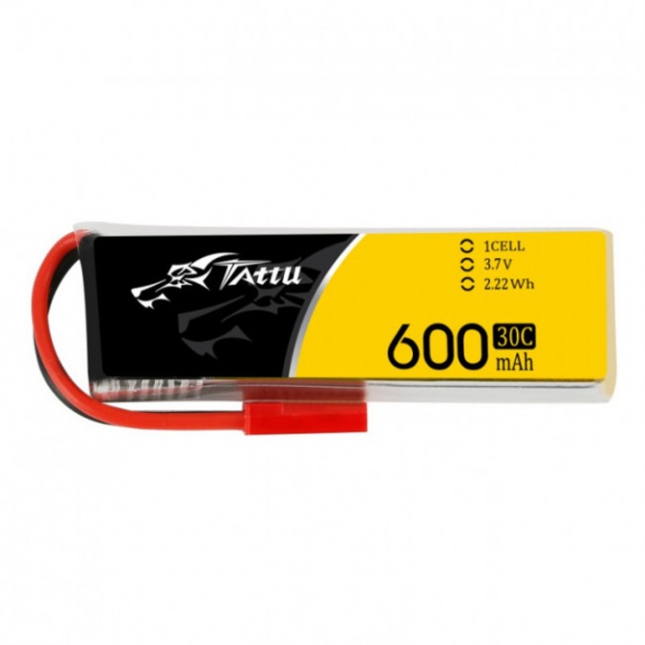 Батерия Tattu, Gens Ace Tattu, 600 mAh, 3.7 V, 30 C, Multicolor