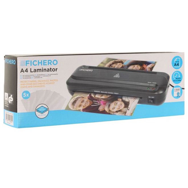 Laminator Fichero A4 cu 5 folii A4 incluse eMAG.ro