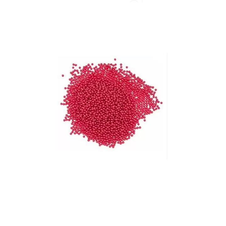 Biogél varázs gyöngy, víz hatására duzzadó dekor gyöngy, 10 g., Piros