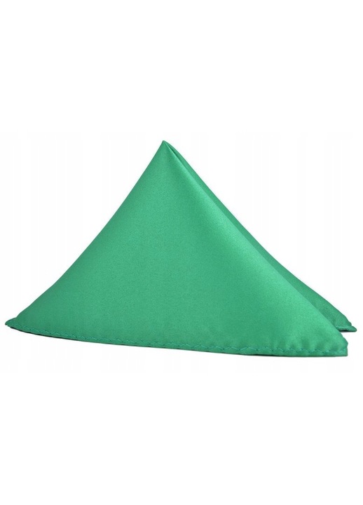 Batista de buzunar pentru sacou barbati, Volan, Poliester, 22x22cm, Verde inchis