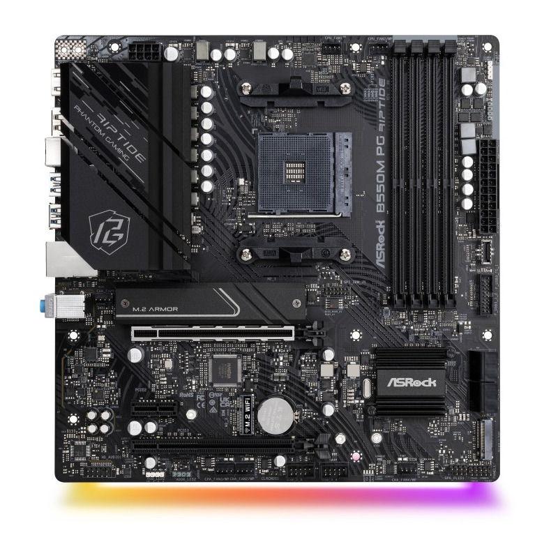 Placa de baza ASRock B550M PG Riptide, Socket AM4, AMD B550, DDR4