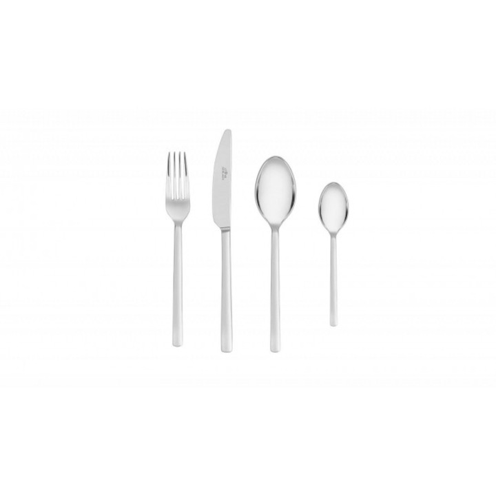 24 db-os evőeszköz készlet Onda, Mondex, Inox, 6 személyes, Ezüst