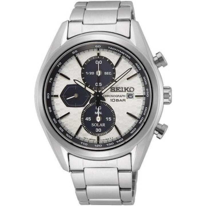 Мъжки часовник, Seiko, Steel, Silver