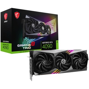 Placa video MSI GeForce RTX 4090 GAMING X TRIO, 24GB GDDR6X, 384-Bit
