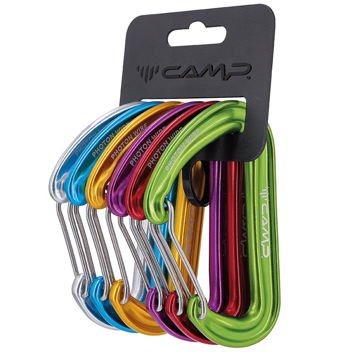 Set 6 carabine, Camp, Photon Wire Rack Pack, Multicolor