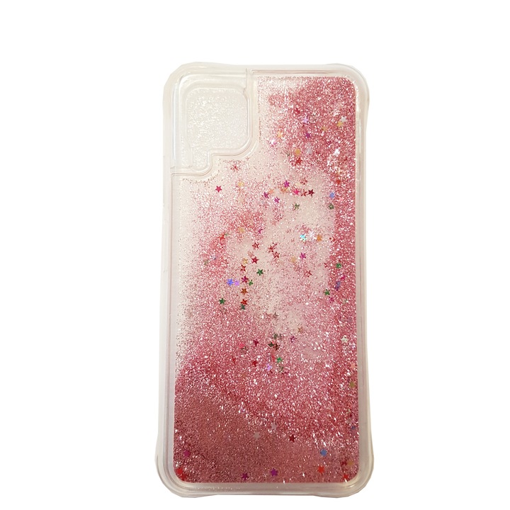 Кейс за Huawei P40 Lite, Liquid Glitter case Pink