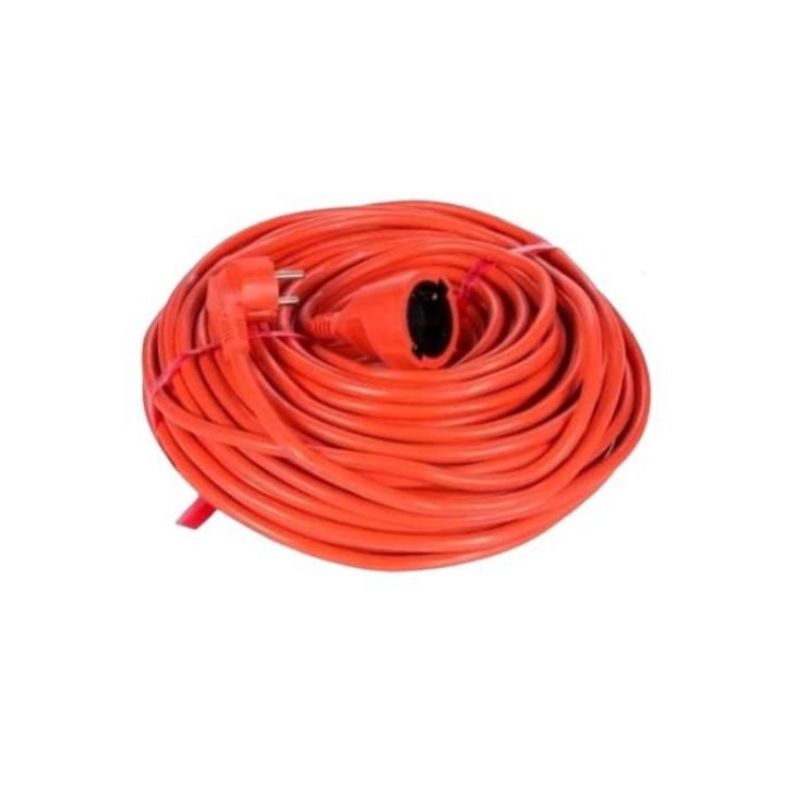 Кабел, Vertex, удължителен, прибиращ се, 30 м, оранжев