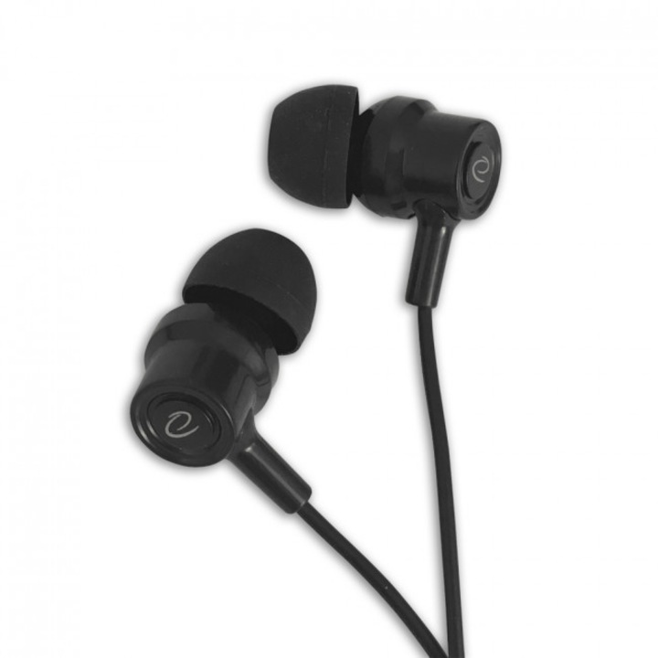 Аудио слушалки с микрофон, Esperanza, EH189, жак 3.5 mm, 1.2 m, черни