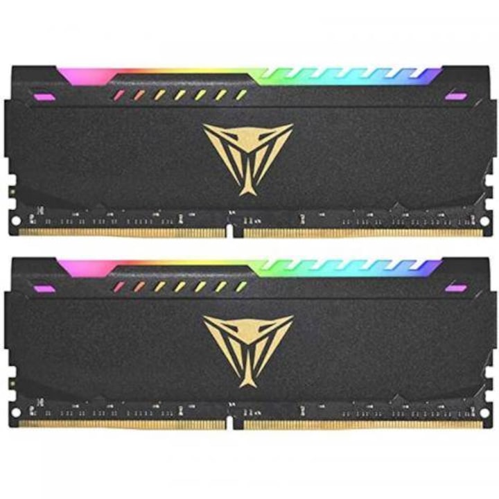 ΠΠ°ΠΌΠ΅Ρ Patriot Viper Steel RGB 16GB (2x8GB) DDR4 3600MHz Π΄Π²ΡΠΊΠ°Π½Π°Π»Π΅Π½ ΠΊΠΎΠΌΠΏΠ»Π΅ΠΊΡ