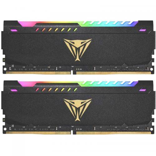 PATRIOT Viper DDR4 32GB×2 Memorie Patriot Viper Steel RGB 32GB (2x16GB) DDR4 3200MHz Dual