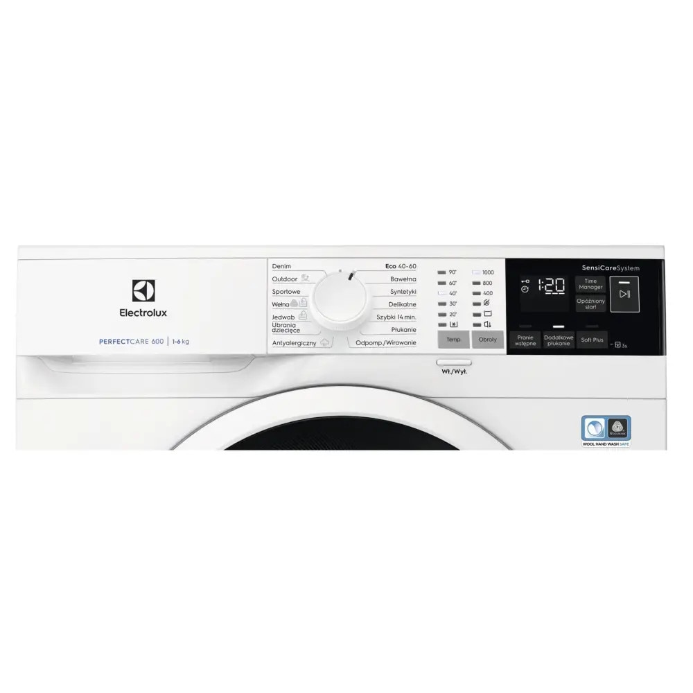 Masina de spalat rufe Electrolux PerfectCare 600 EW6SN406WP, 6 kg, 1000 RPM, Alb