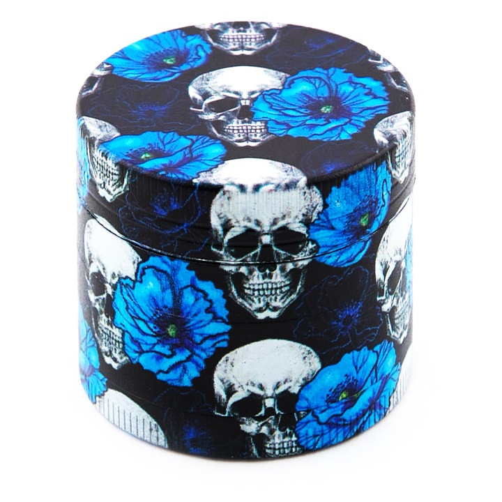 Grinder metal Skeaf Toro, Blue Flower, 50 x 40 mm