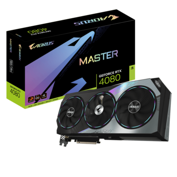 Placa video Gigabyte AORUS GeForce RTX 4080, 16GB GDDR6X, 256-Bit