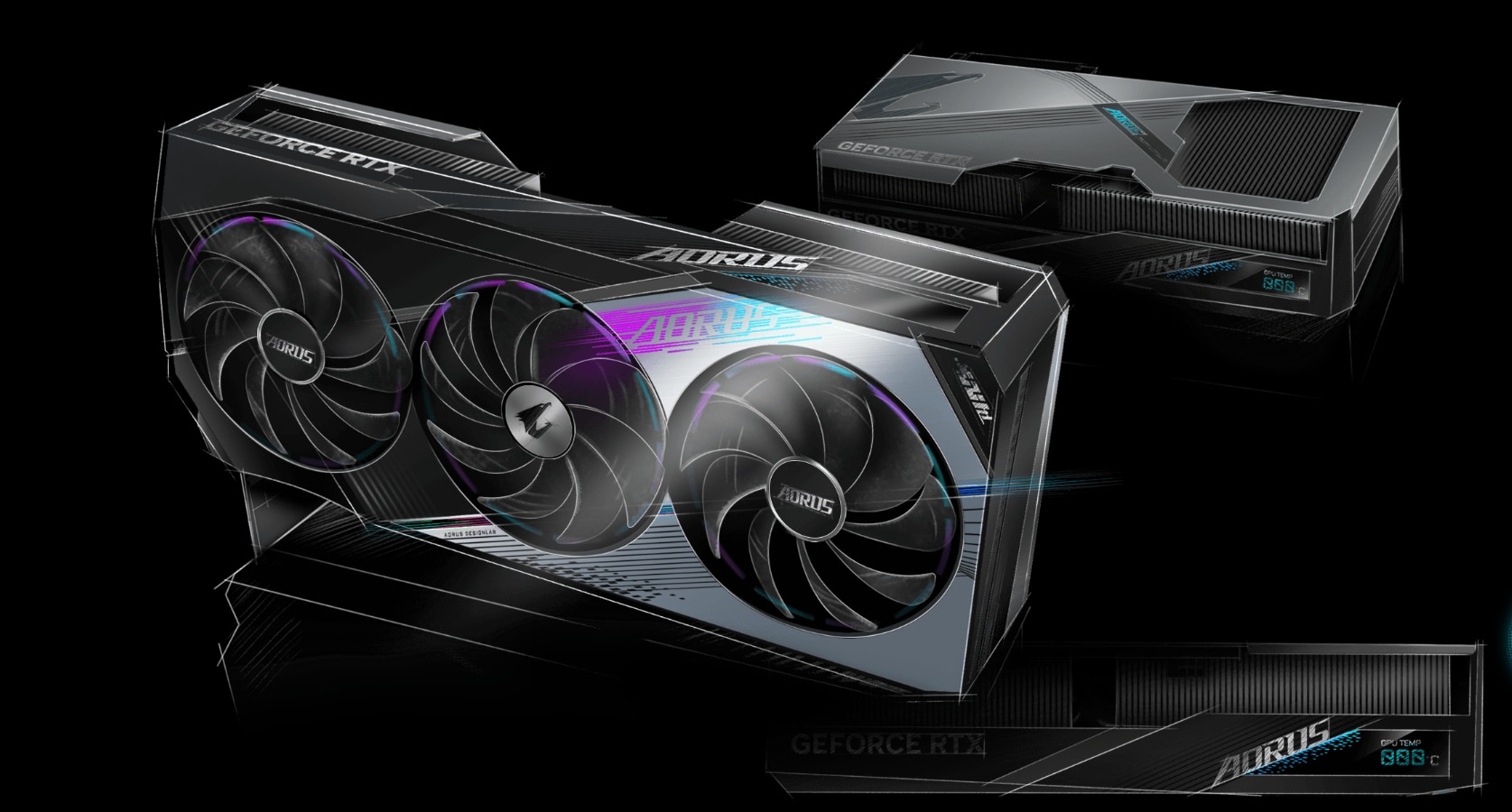 Placa video Gigabyte AORUS GeForce RTX 4080, 16GB GDDR6X, 256-Bit