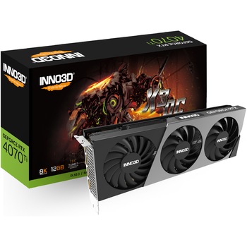 Placa video Inno3D GeForce RTX 4070 Ti X3 OC, 12GB GDDR6X, 192-Bit