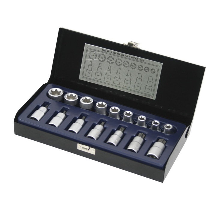 Set tubulare 1/2 16pcs CR-V TMP