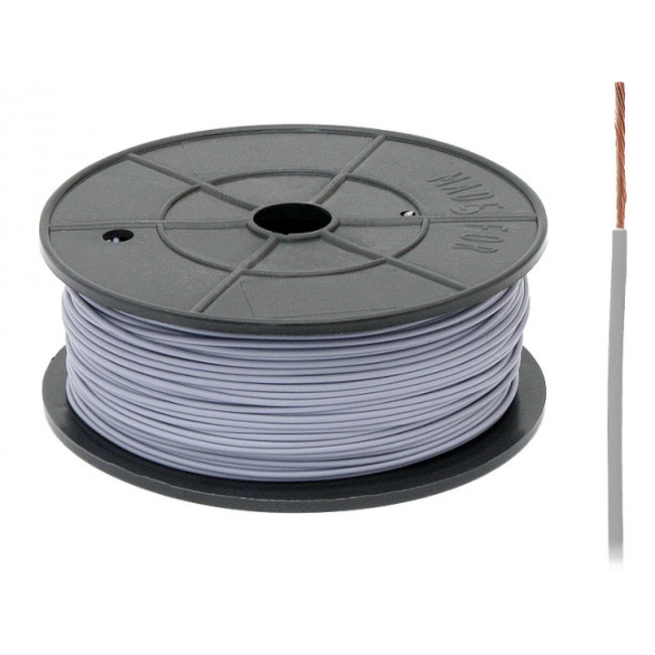 Cablu FLRY, Blow, PVC, 0.22 mm, 100 m, Gri