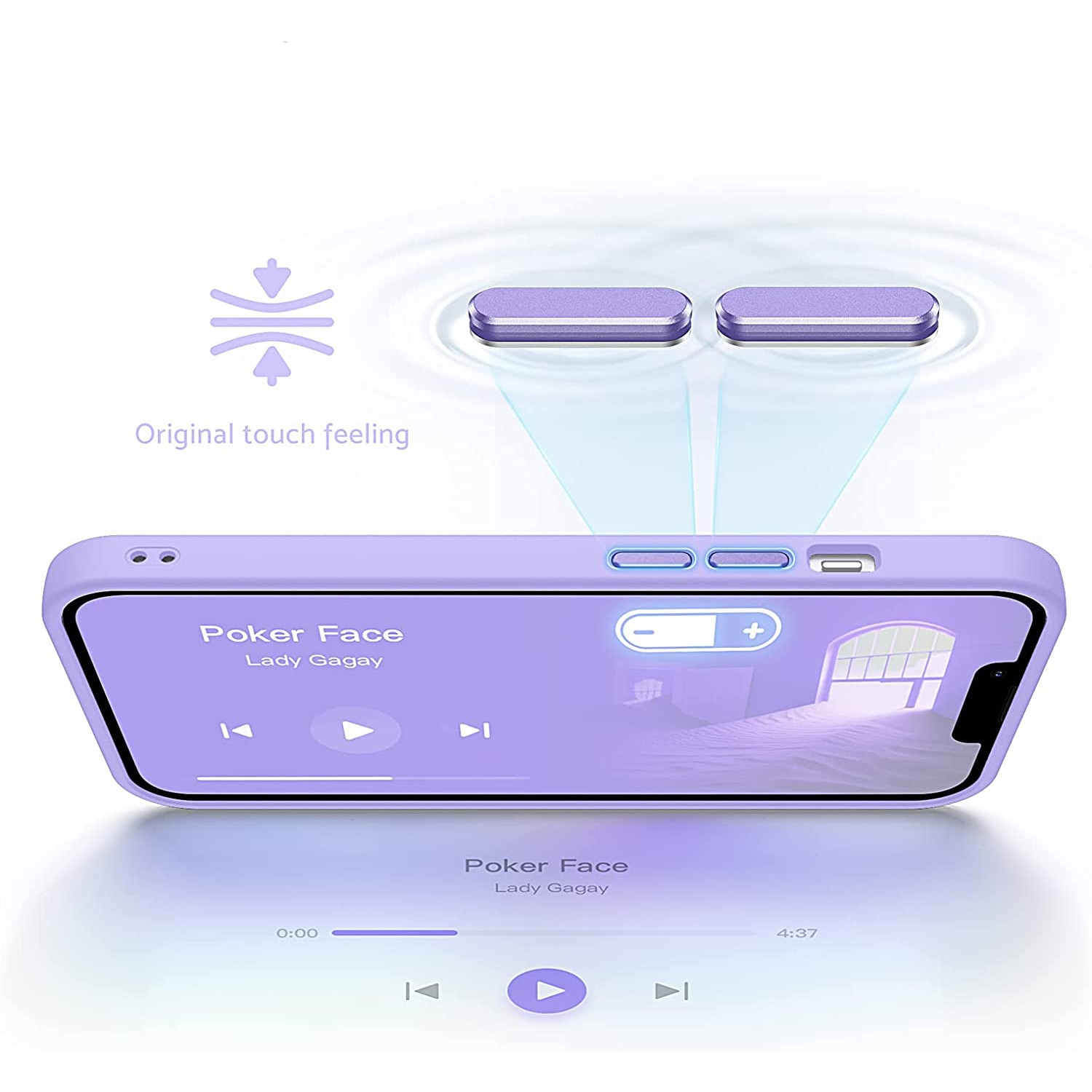 Husa pentru IPhone 12 / 12 PRO, MobileSmart, Hybrid ultra slim, carcasa spate Antisoc, Purple