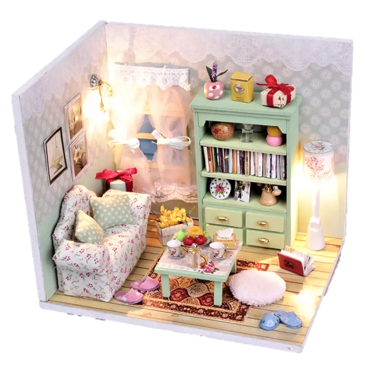 Macheta casuta de asamblat, DIY Familly Hall