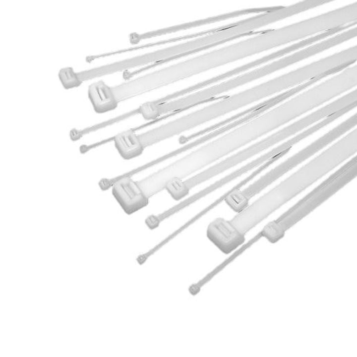 Bride prindere cabluri, Blow, 12.7 x 540 mm, Alb