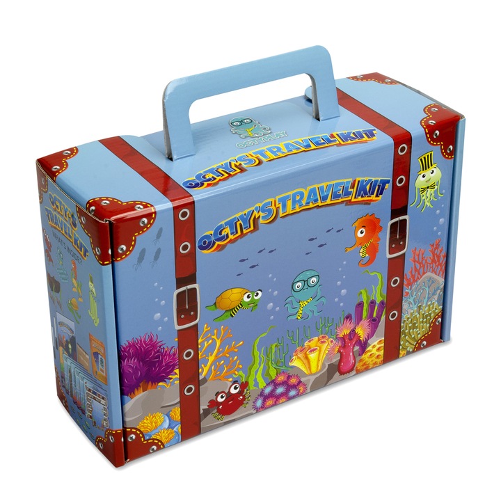 Set jocuri/activitati pentru calatorii Octy's Travel Kit, OCTYPLAY, 4 ani+, Multicolor
