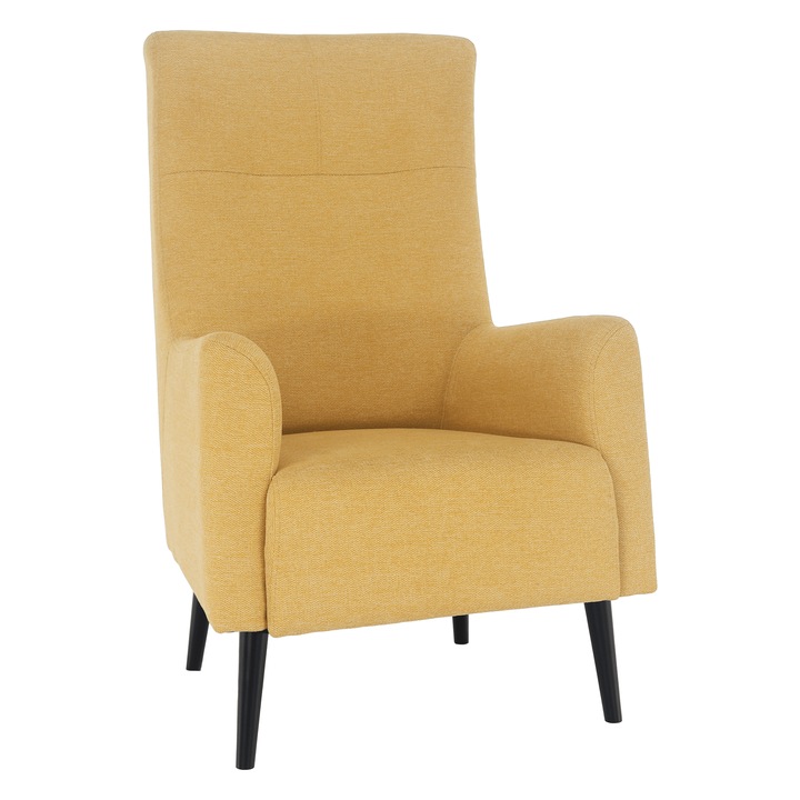 Жълто кресло Samy 71x85x113 см
