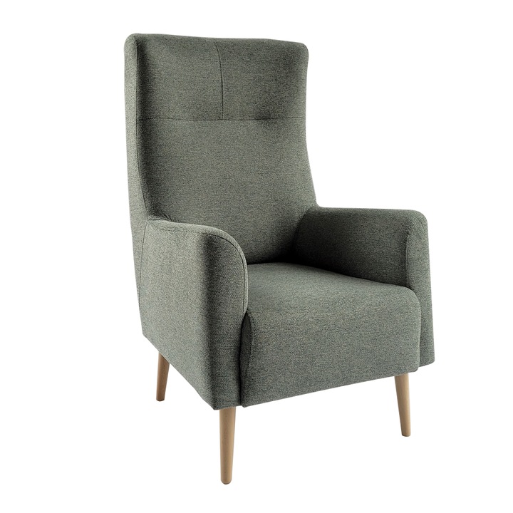 Samy ментово зелено кресло с тапицерия 71x85x113 см