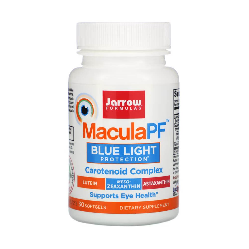 Macula PF, Lutein, Zeaxanthin, Astaxanthin, Jarrow Formulas, 30