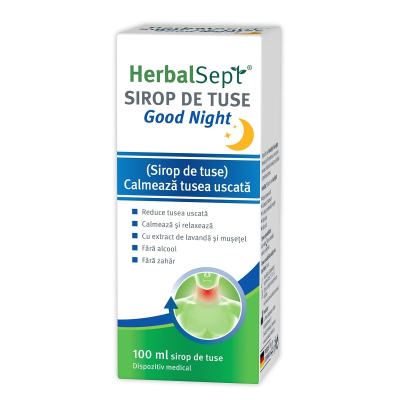 Сироп за суха кашлица с екстракт от лавандула и лайка HerbalSept Good ...