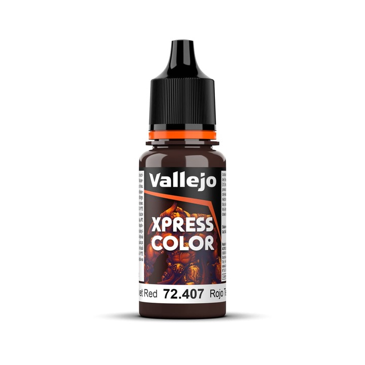 Vallejo festék 72.407 Xpress Velvet Red 18ml Game Color