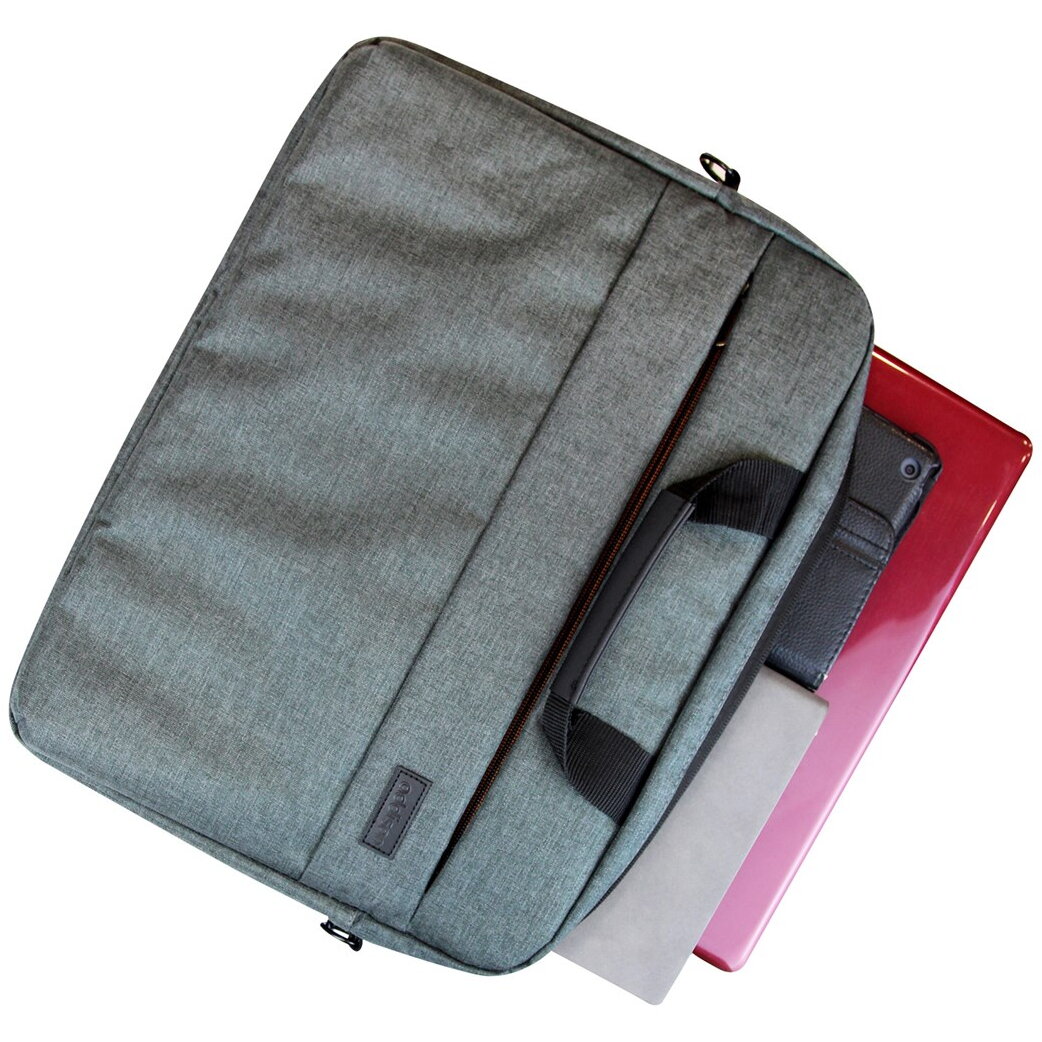 Geanta laptop, Addison, Nylon, Gri